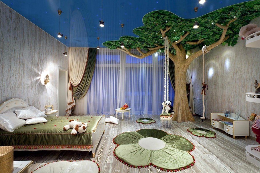 Декор потолка своими руками идеи