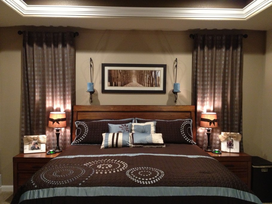 Спальня в бежевых тонах