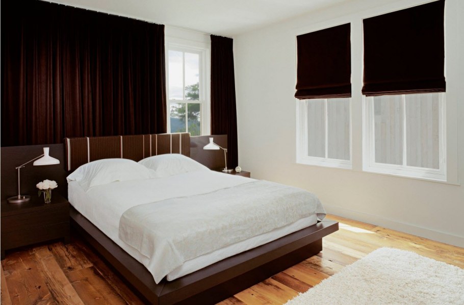 Спальня в золотисто бежевых тонах