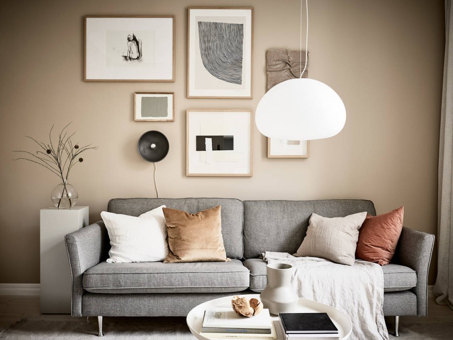 Гостиная в стиле Сканди