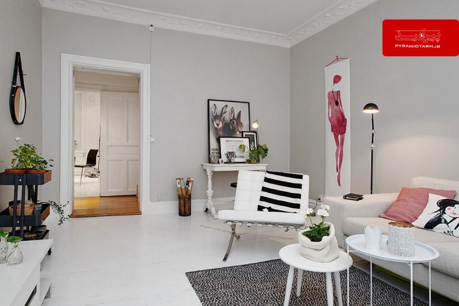 Декор стен в скандинавском стиле