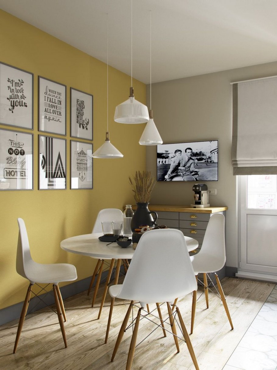 Скандинавский интерьер в белом цвете