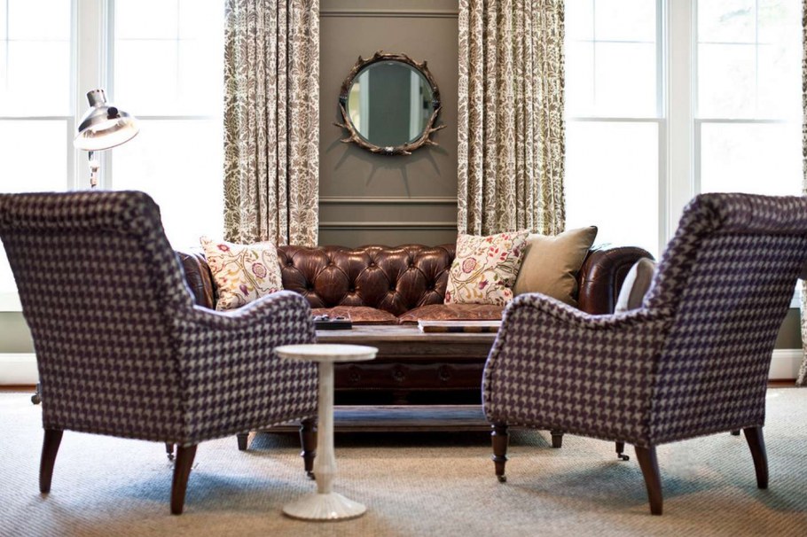 Серый и горчичный в интерьере