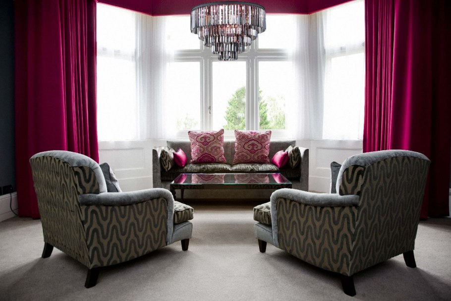 Сочетание розового в интерьере