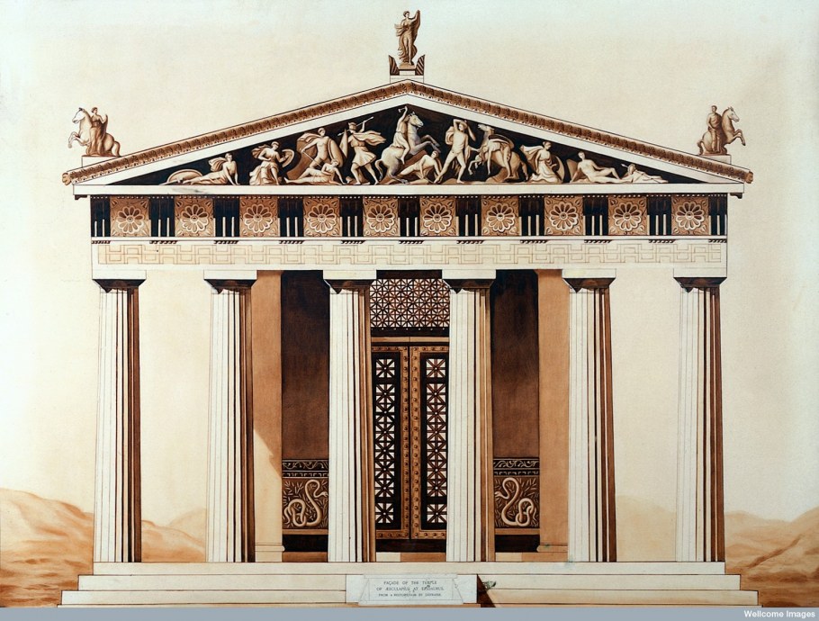 Портик храм древняя Греция