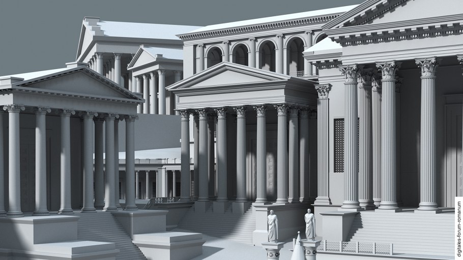 Фасад палаццо Поли