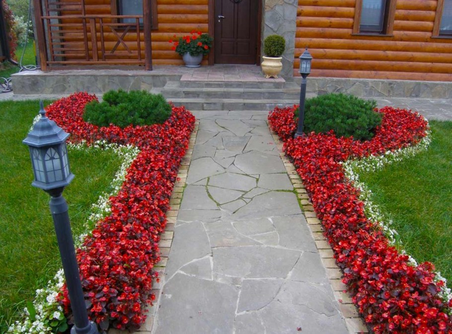 Рабатка бордюр миксбордер