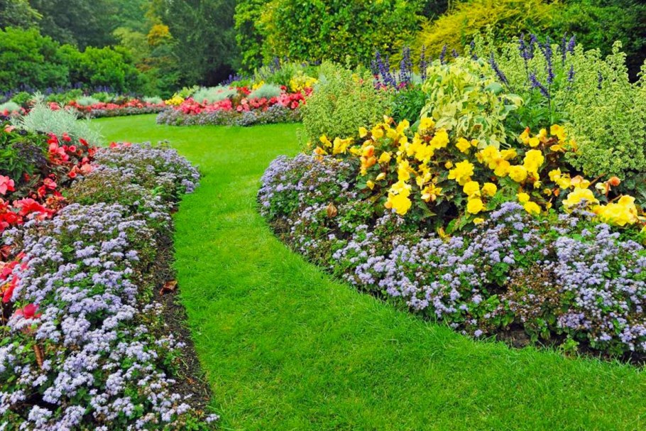 Клумбы рабатки бордюры миксбордеры