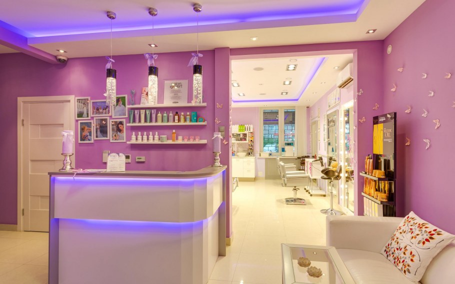 Салон красоты девушка