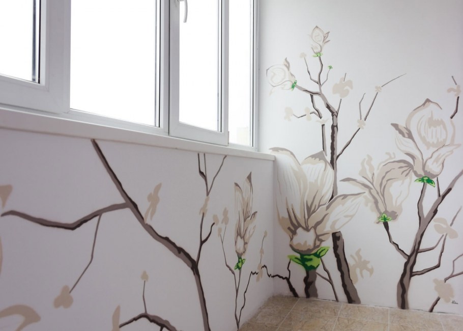 Дизайнерская роспись стен