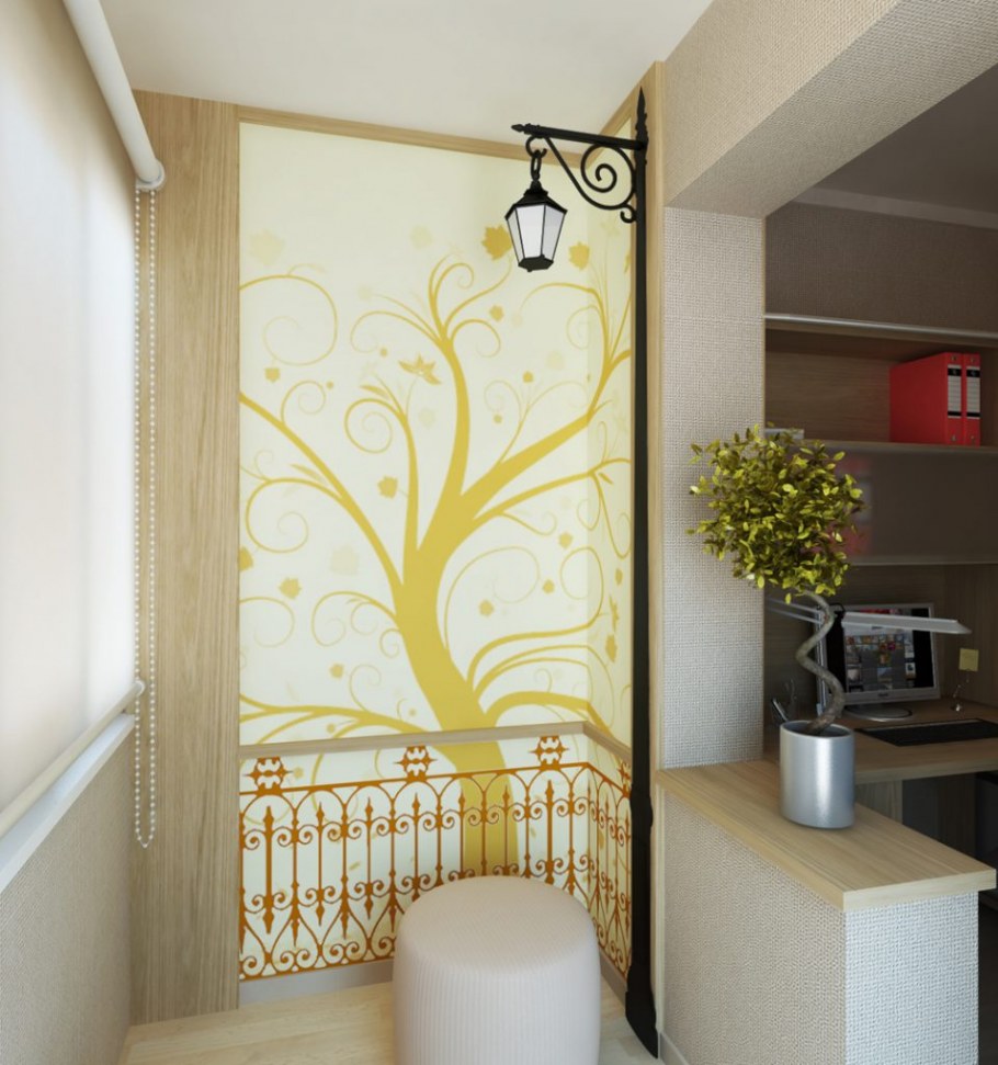 Отделка стен рисунками