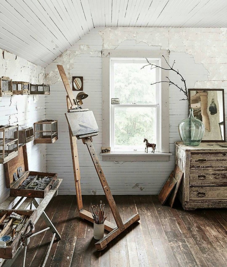 Мастерская художника в стиле лофт