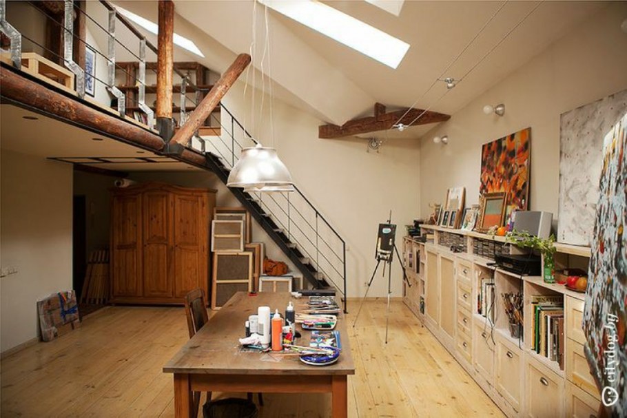 Мастерская в стиле лофт