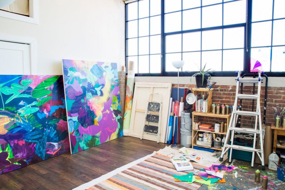 Интерьер мастерской дизайнера