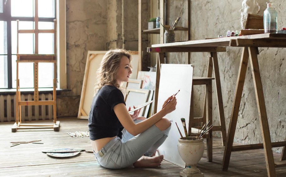 Интерьер домашней мастерской