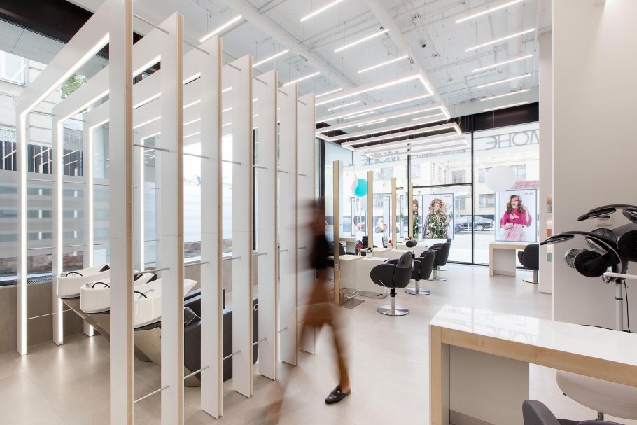 Дизайн салона красоты в стиле Хай тек