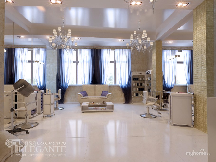 Интерьер студии красоты