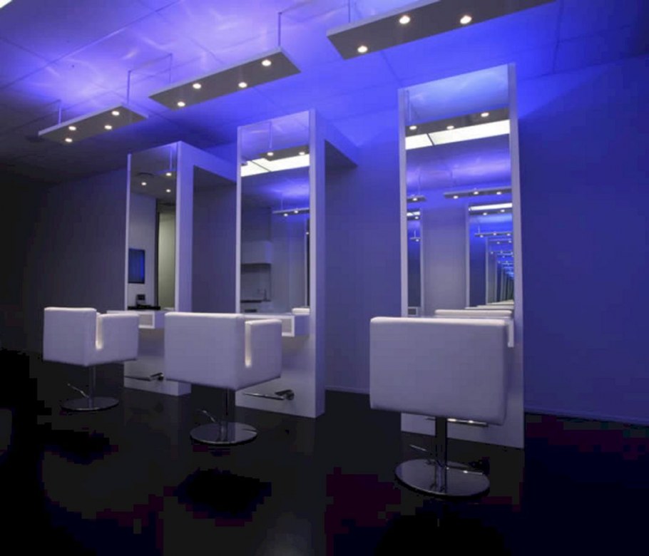 Интерьер парикмахерской в стиле Минимализм