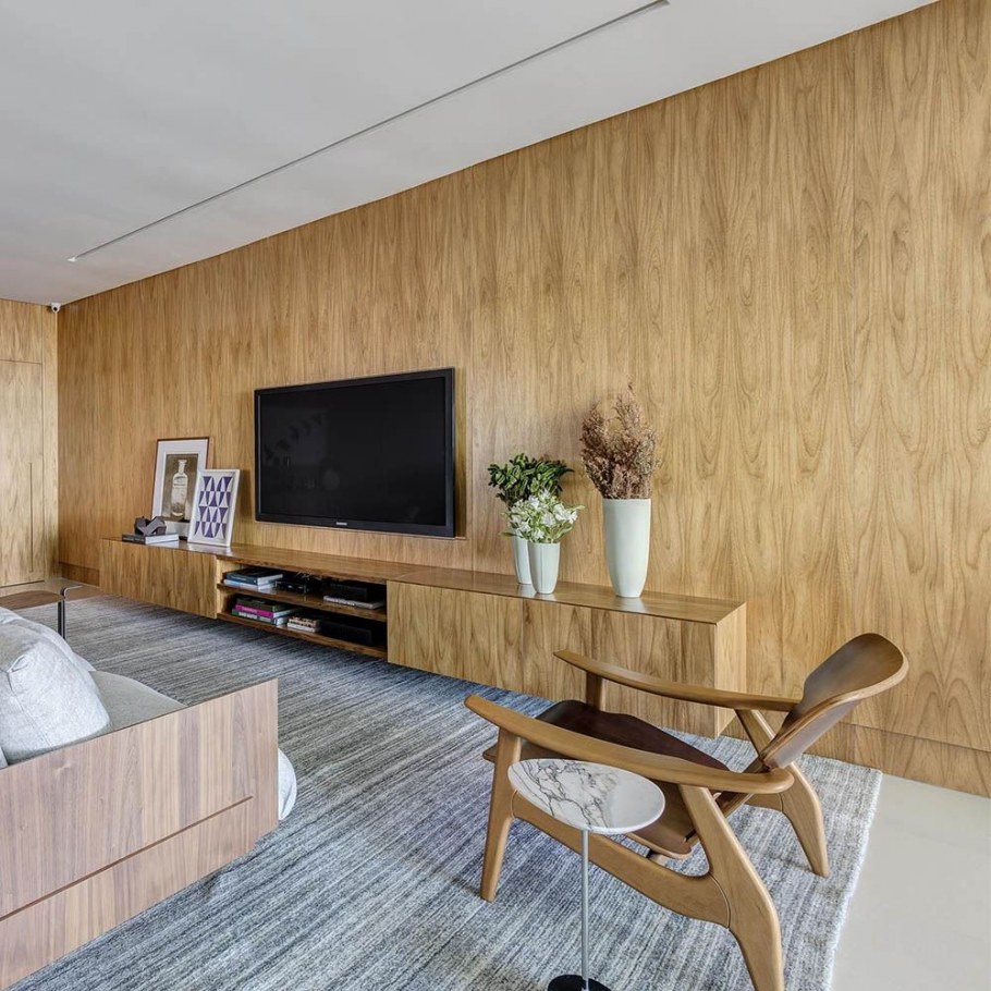 Комната обшитая МДФ панелями