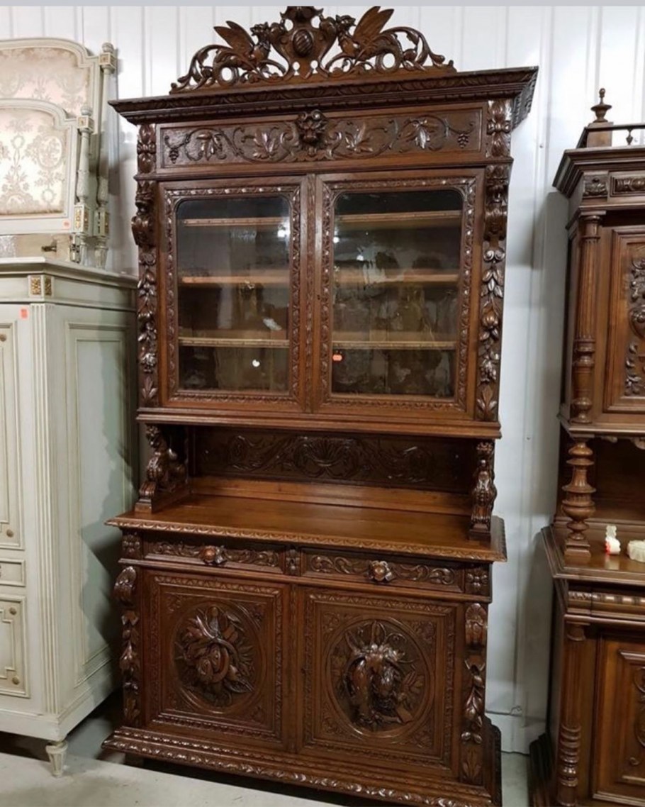 Буфет красное дерево Ампир