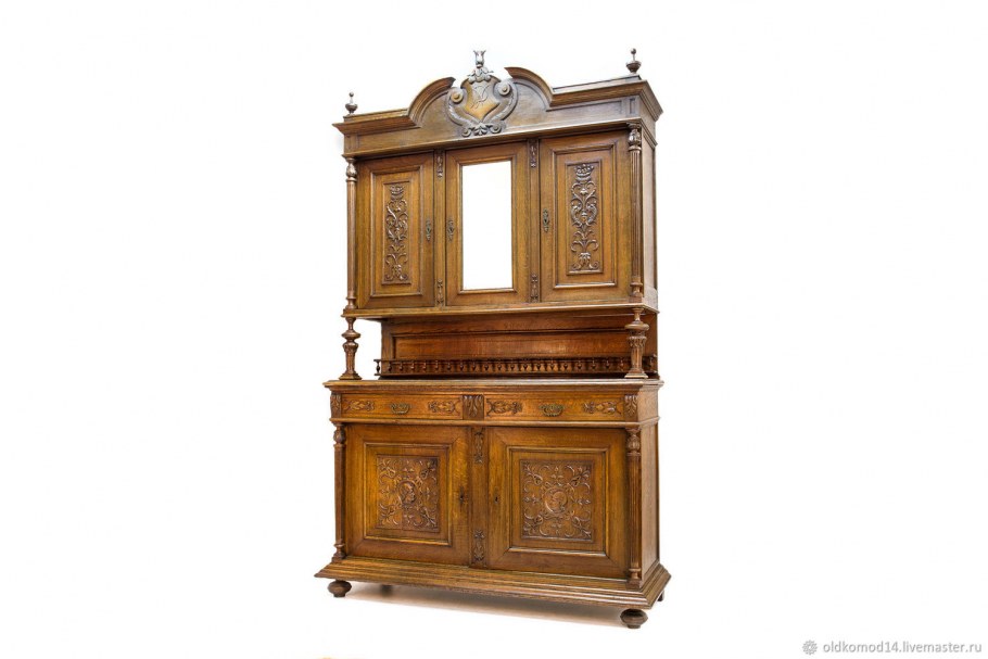 Антикварный буфет буфет Шмидта 1903