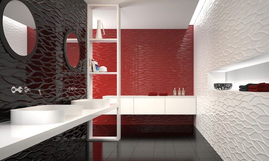 Monopole Ceramica 20x10 Red