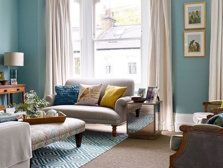 Синий диван икеа