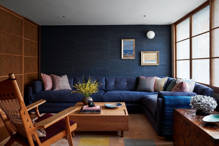 Интерьеры в синих тонах