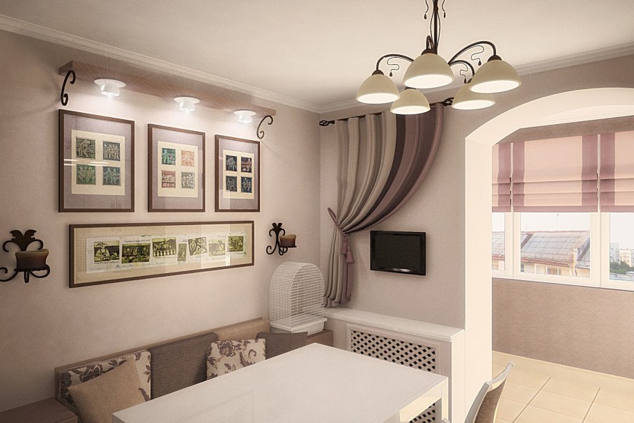 Спальня в двухкомнатной квартире