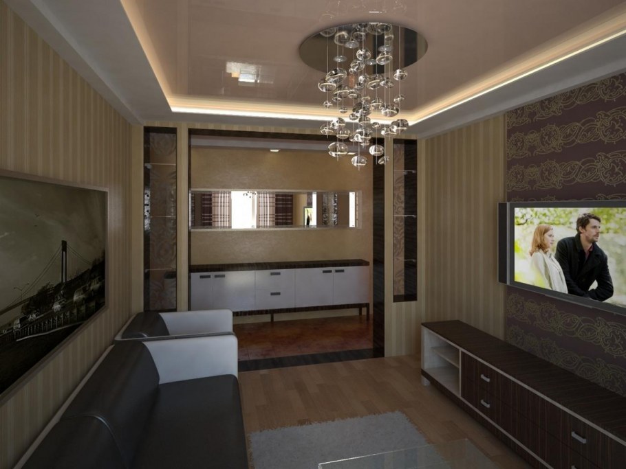 Интерьер спальни в типовой квартире