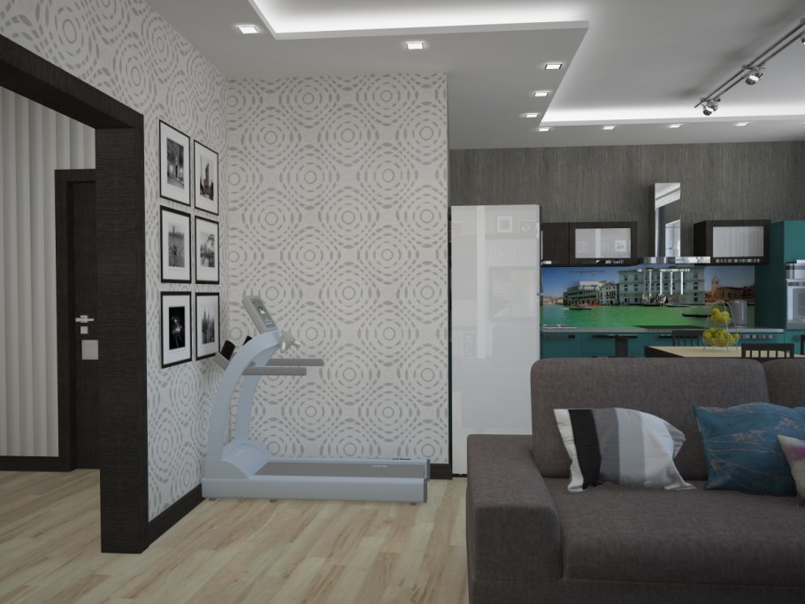 Дизайн простой квартиры 3 чешки