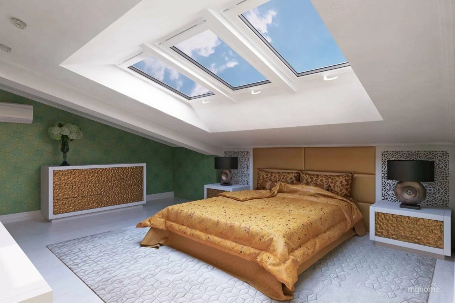 Комната на мансарде
