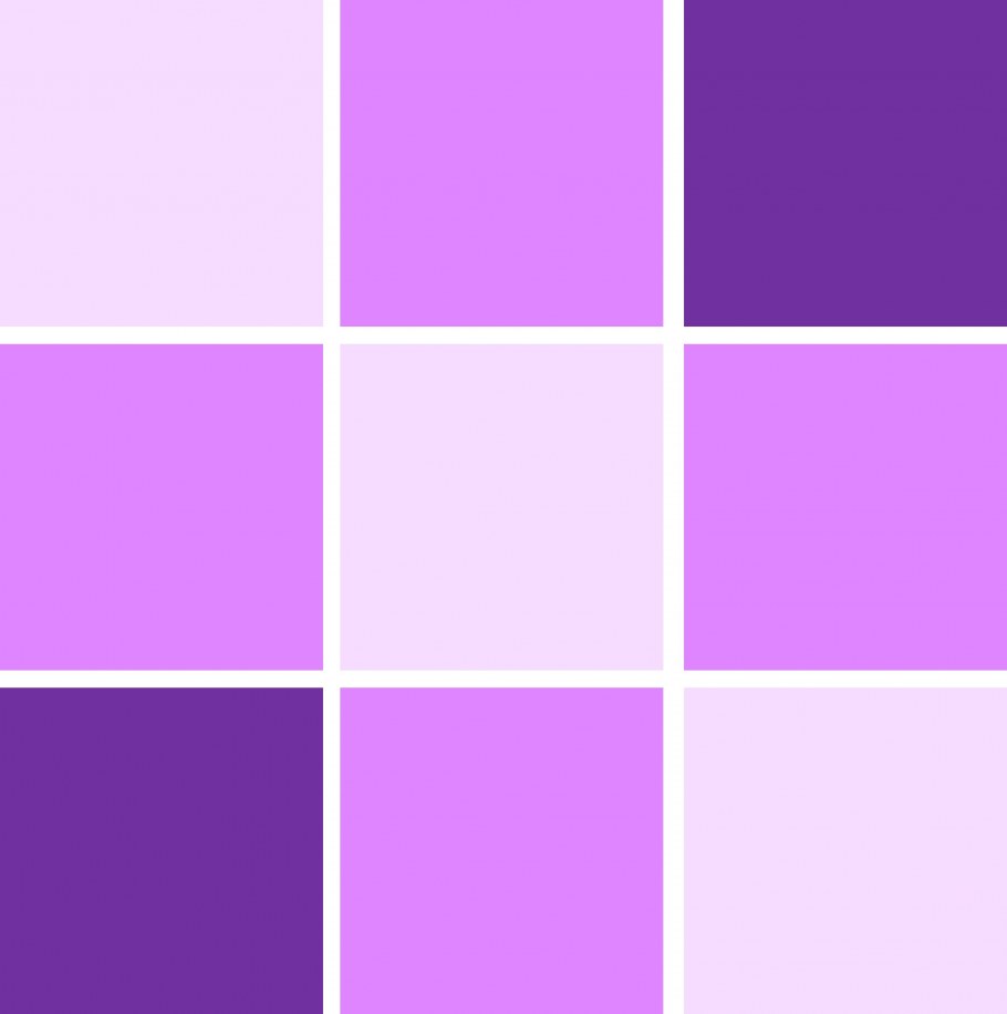 Оттенки фиолетового