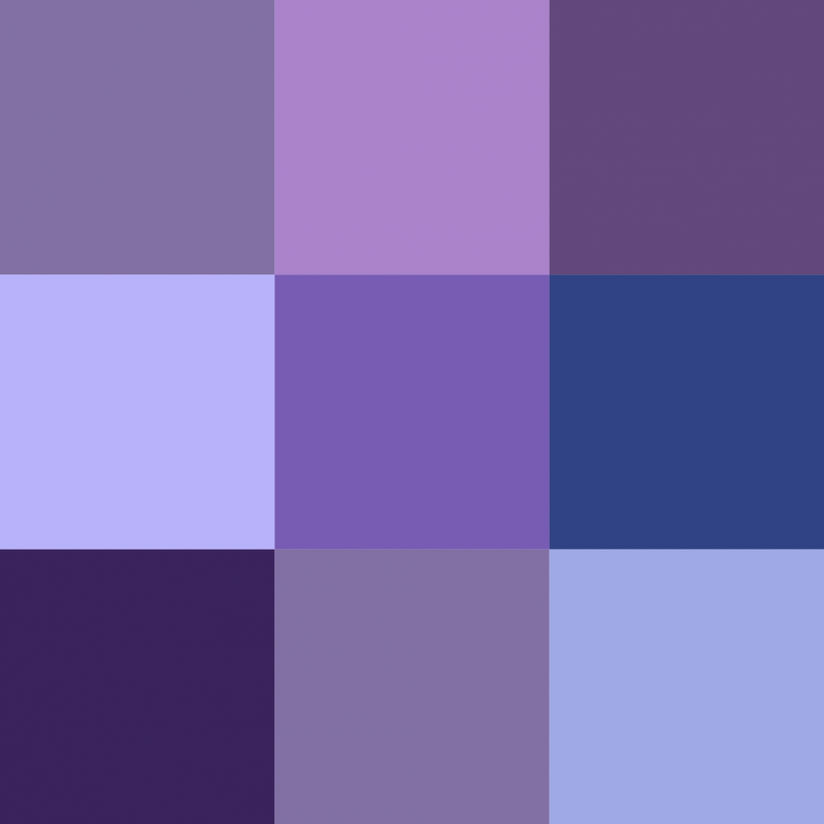 Фиолетовые шторы в спальню