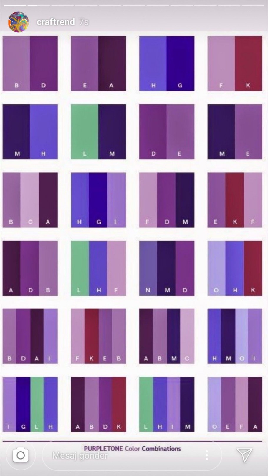 Приглушенный фиолетовый цвет