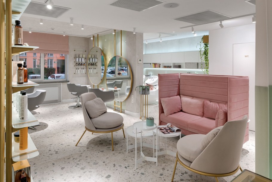 Планировка маленькой парикмахерской