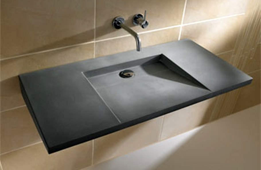 Раковина из микробетона