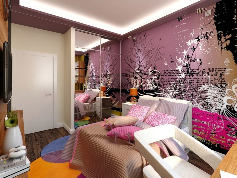 Интерьер комнаты для подростка девочки