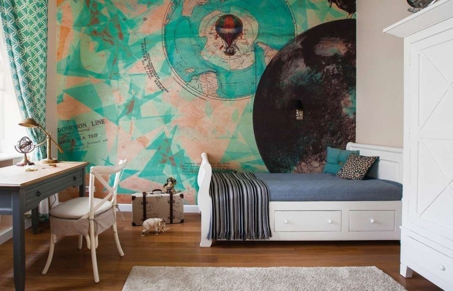 Интерьер детской в серых тонах