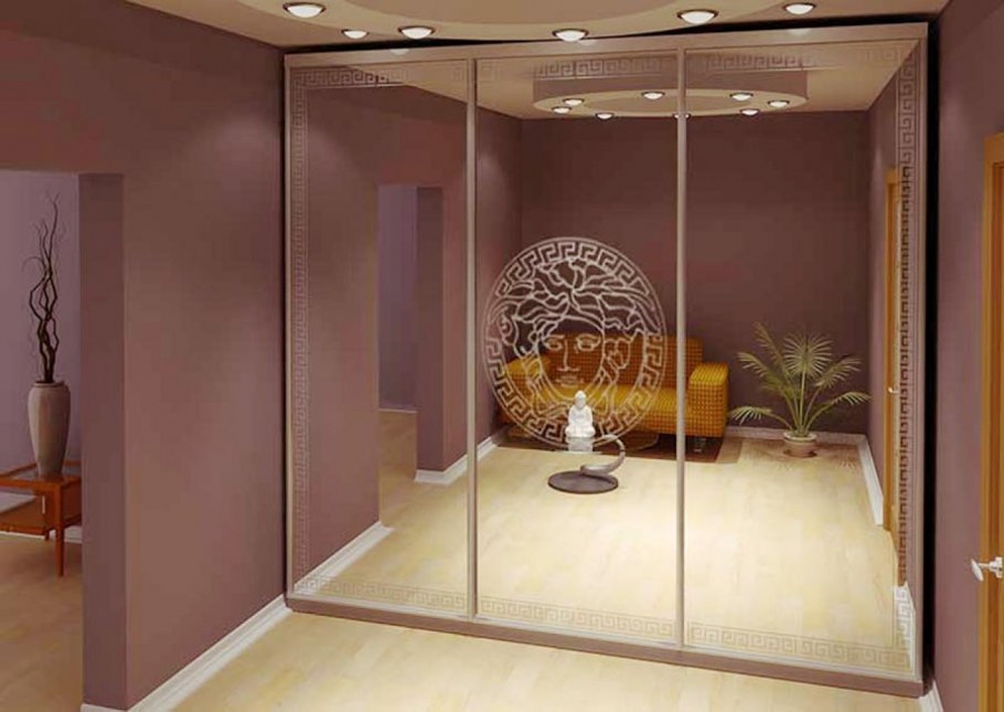 Шкаф купе со стеклом