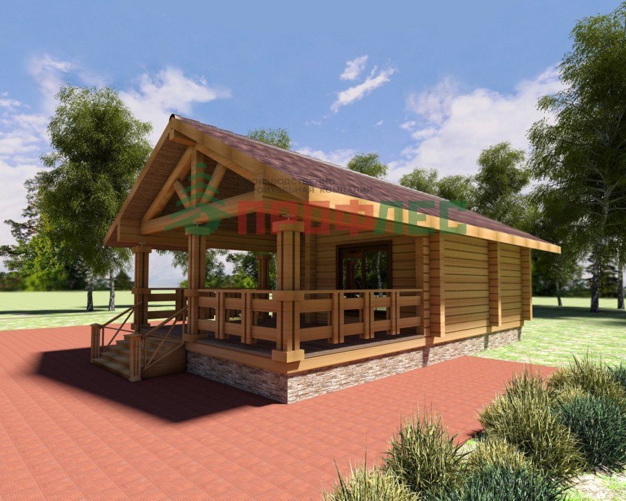 Баня с верандой под одной крышей проекты 6х6