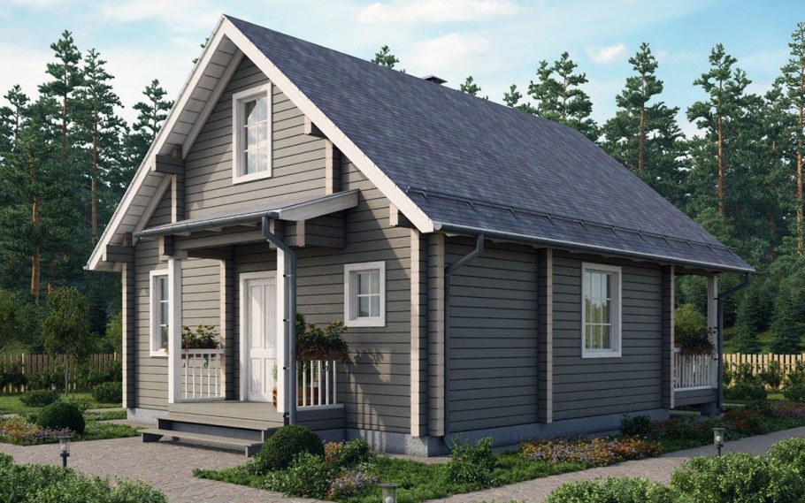 Финский проект из клееного бруса Honka