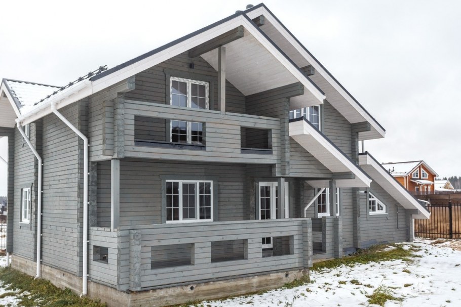 Цвета деревянных домов