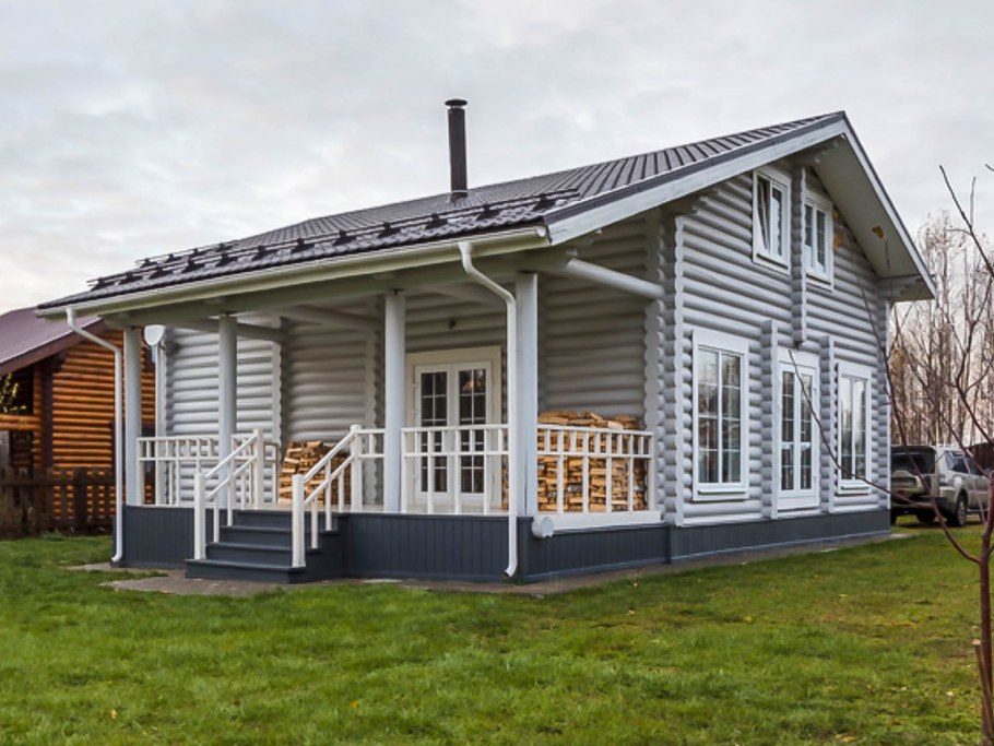 Дом из клееного бруса 100м2