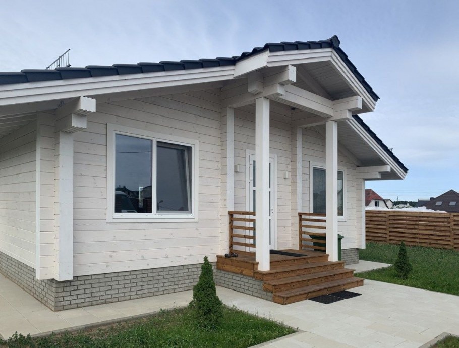 Деревянный дом проект Скандинавия