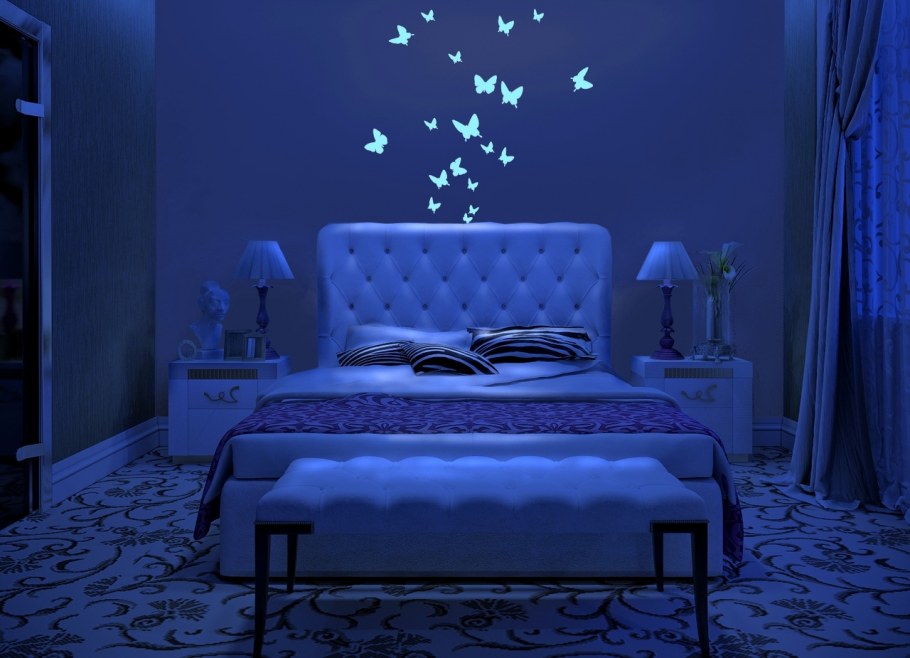 Комната неон