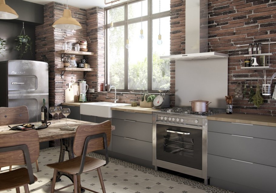 Ikea Laxarby кухня