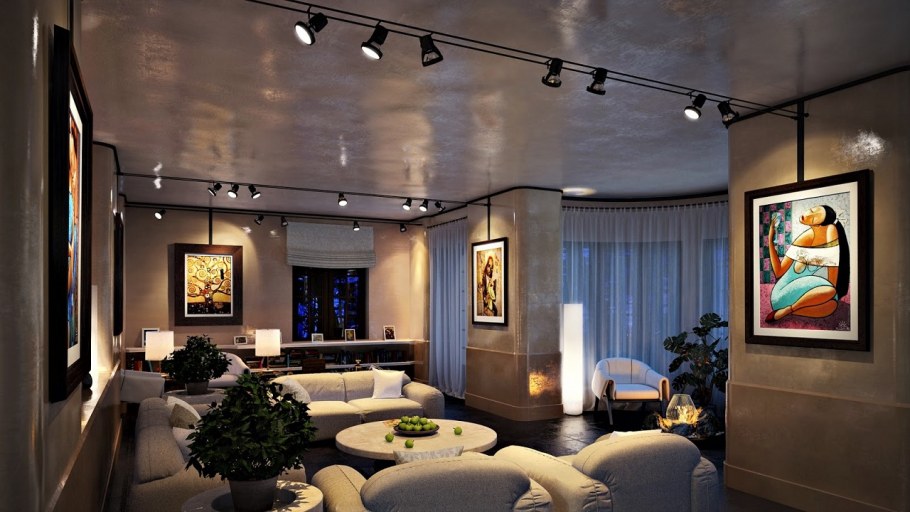 Люстра на штанге inodesign motvikt Black 41.1204