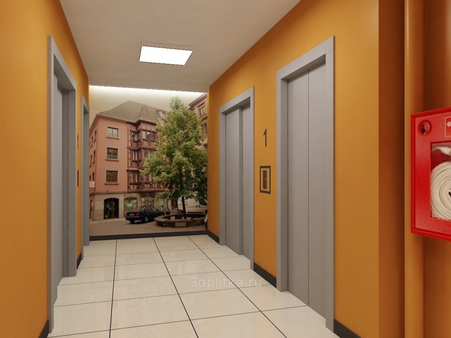 Покраска подъезда