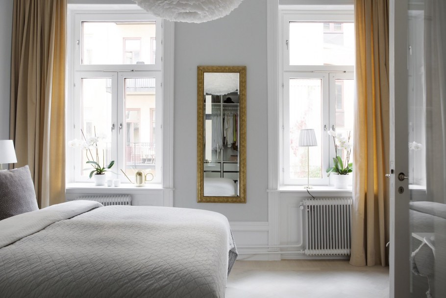 Спальня на даче в скандинавском стиле